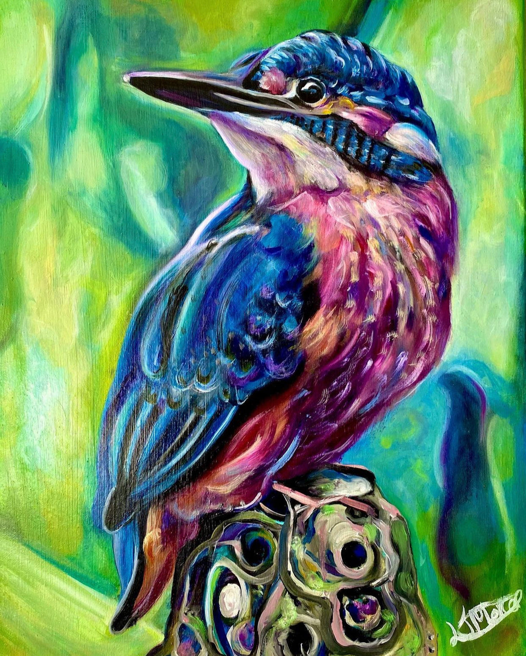 Prints: Kingfisher Print (postcard)